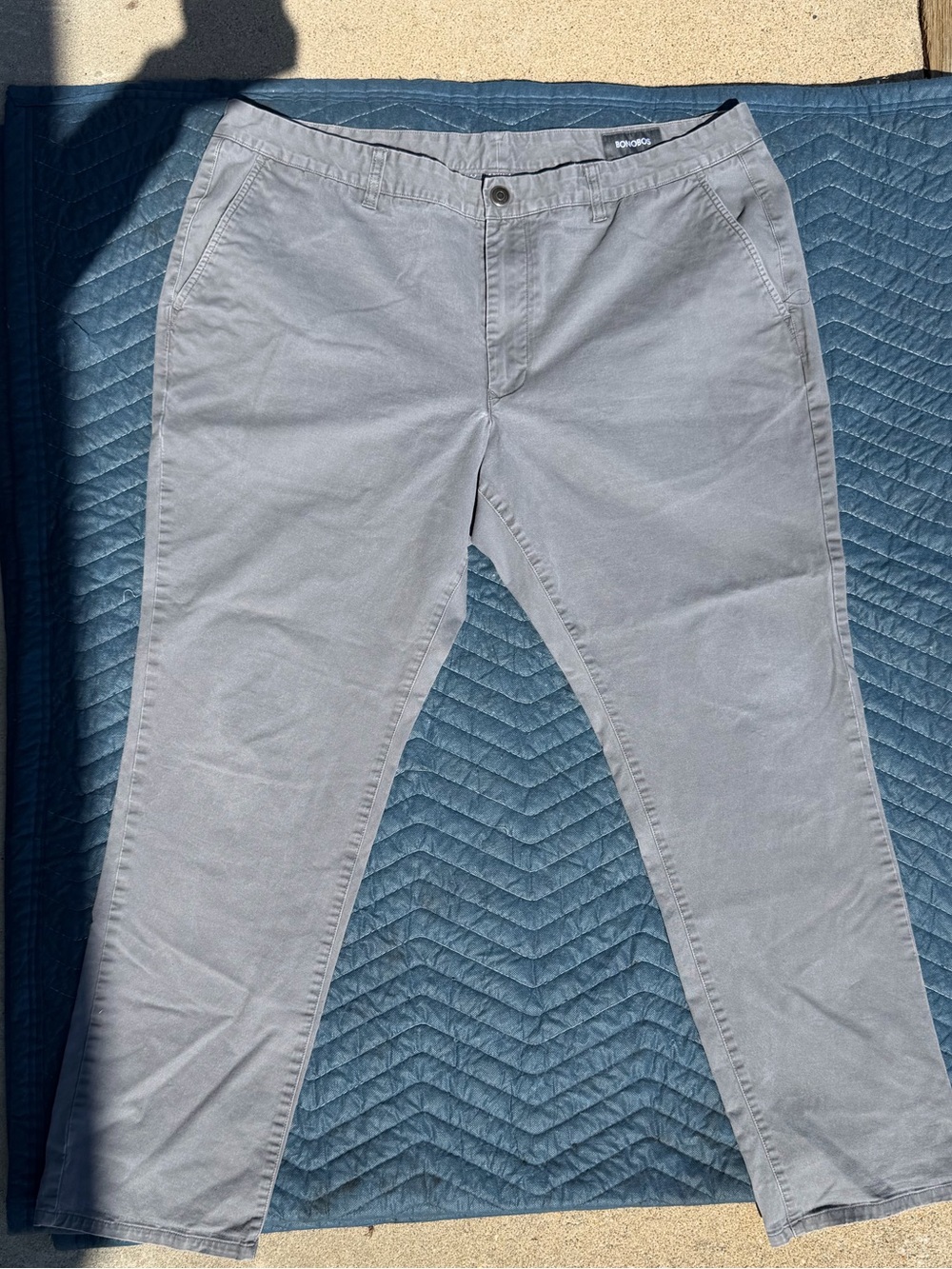 Bonobos Light Gray Men's Chino Pants